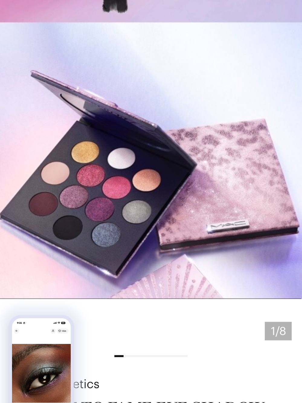 NWOT MAC Cosmetics Rocket To Fame 12-Color Eyeshadow Palette